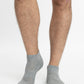 TRIPACK CALCETIN TOBILLEROS DE ALGODÓN GRIS DE HOMBRE