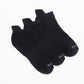 TRIPACK  KAYSER CALCETIN TOBILLEROS DE ALGODÓN NEGRO DE HOMBRE