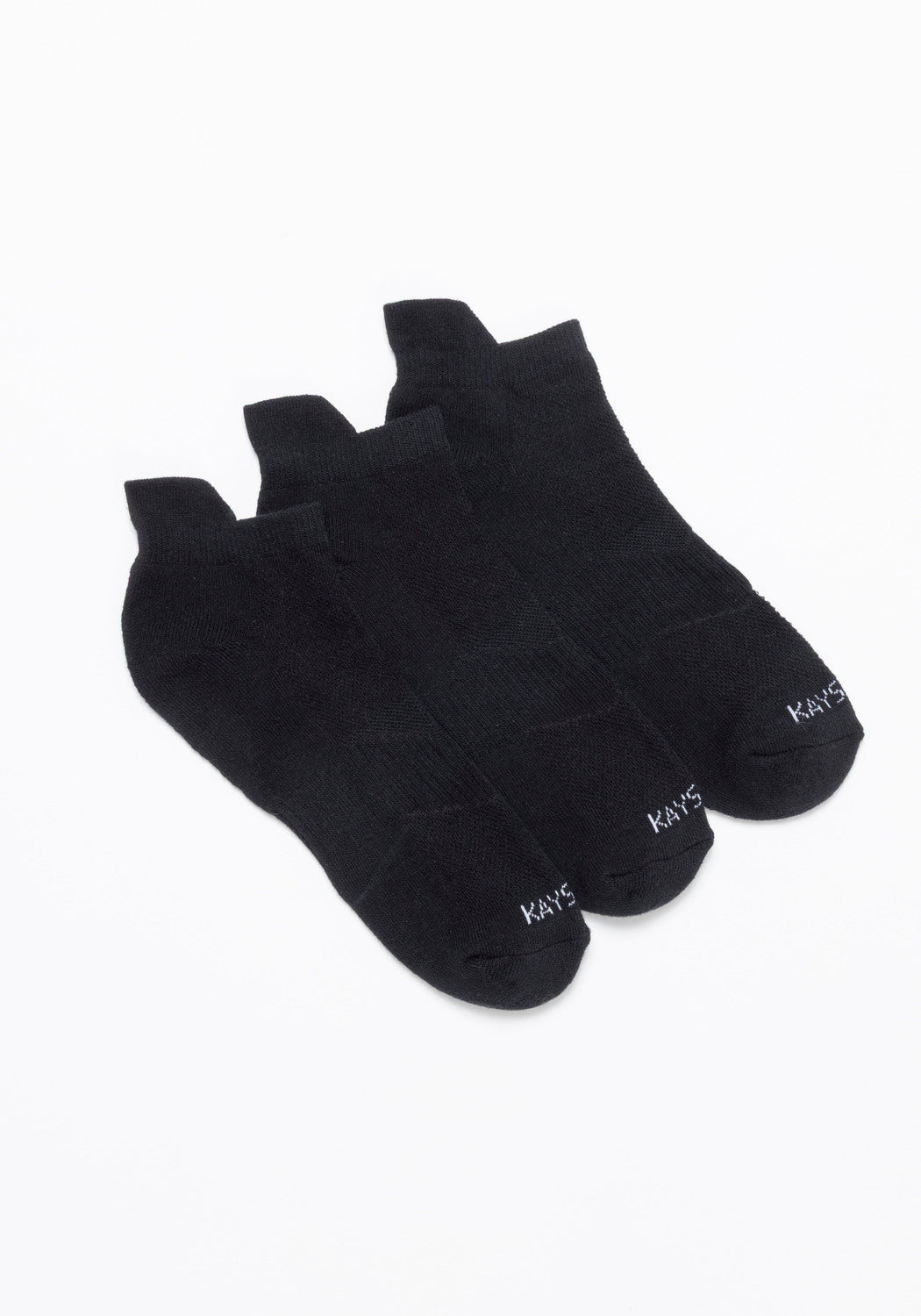 TRIPACK  KAYSER CALCETIN TOBILLEROS DE ALGODÓN NEGRO DE HOMBRE