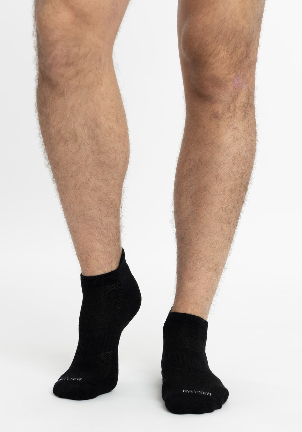 TRIPACK  KAYSER CALCETIN TOBILLEROS DE ALGODÓN NEGRO DE HOMBRE