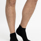 TRIPACK  KAYSER CALCETIN TOBILLEROS DE ALGODÓN NEGRO DE HOMBRE