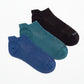 TRIPACK KAYSER CALCETIN TOBILLEROS DE ALGODÓN AZUL DE HOMBRE