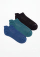TRIPACK KAYSER CALCETIN TOBILLEROS DE ALGODÓN AZUL DE HOMBRE