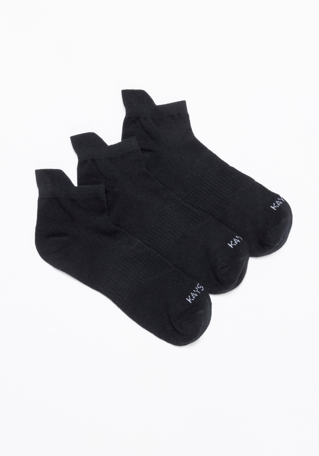 TRIPACK CALCETIN TOBILLEROS DE ALGODÓN NEGRO DE HOMBRE