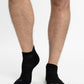 TRIPACK CALCETIN TOBILLEROS DE ALGODÓN NEGRO DE HOMBRE