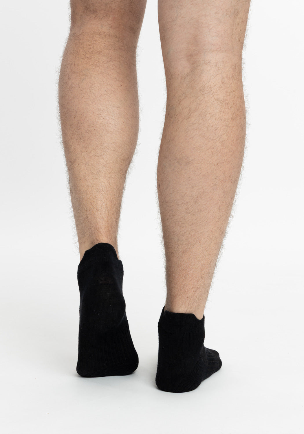 TRIPACK CALCETIN TOBILLEROS DE ALGODÓN NEGRO DE HOMBRE