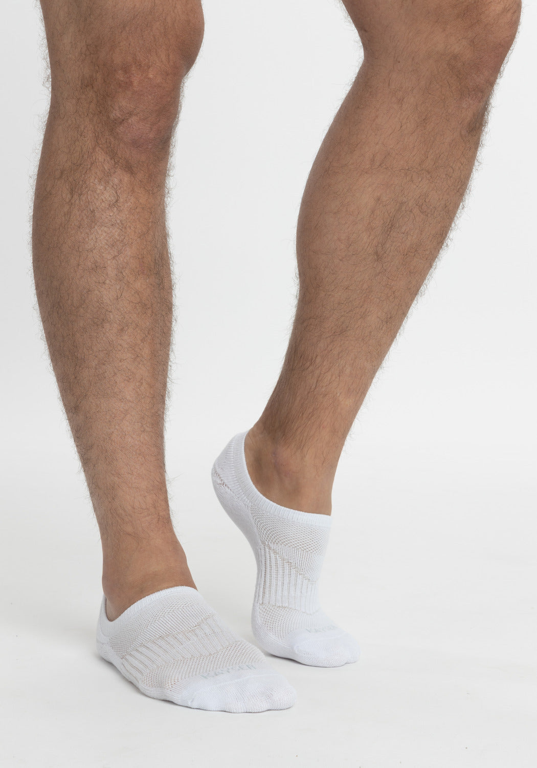 TRIPACK CALCETIN INVISIBLE DE ALGODÓN BLANCO DE HOMBRE