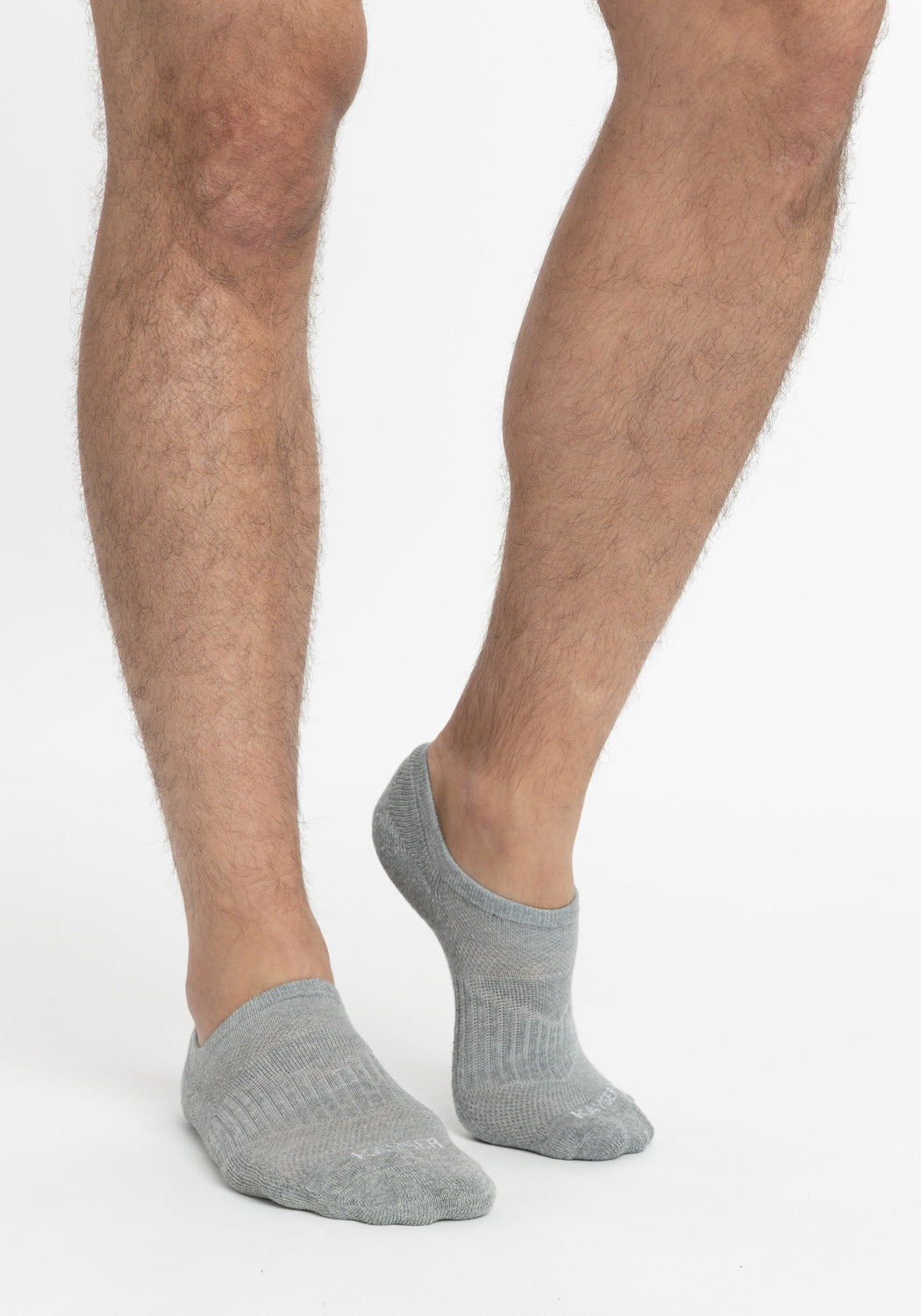 TRIPACK CALCETIN INVISIBLE DE ALGODÓN GRIS DE HOMBRE