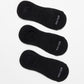 TRIPACK CALCETIN INVISIBLE DE ALGODÓN NEGRO DE HOMBRE