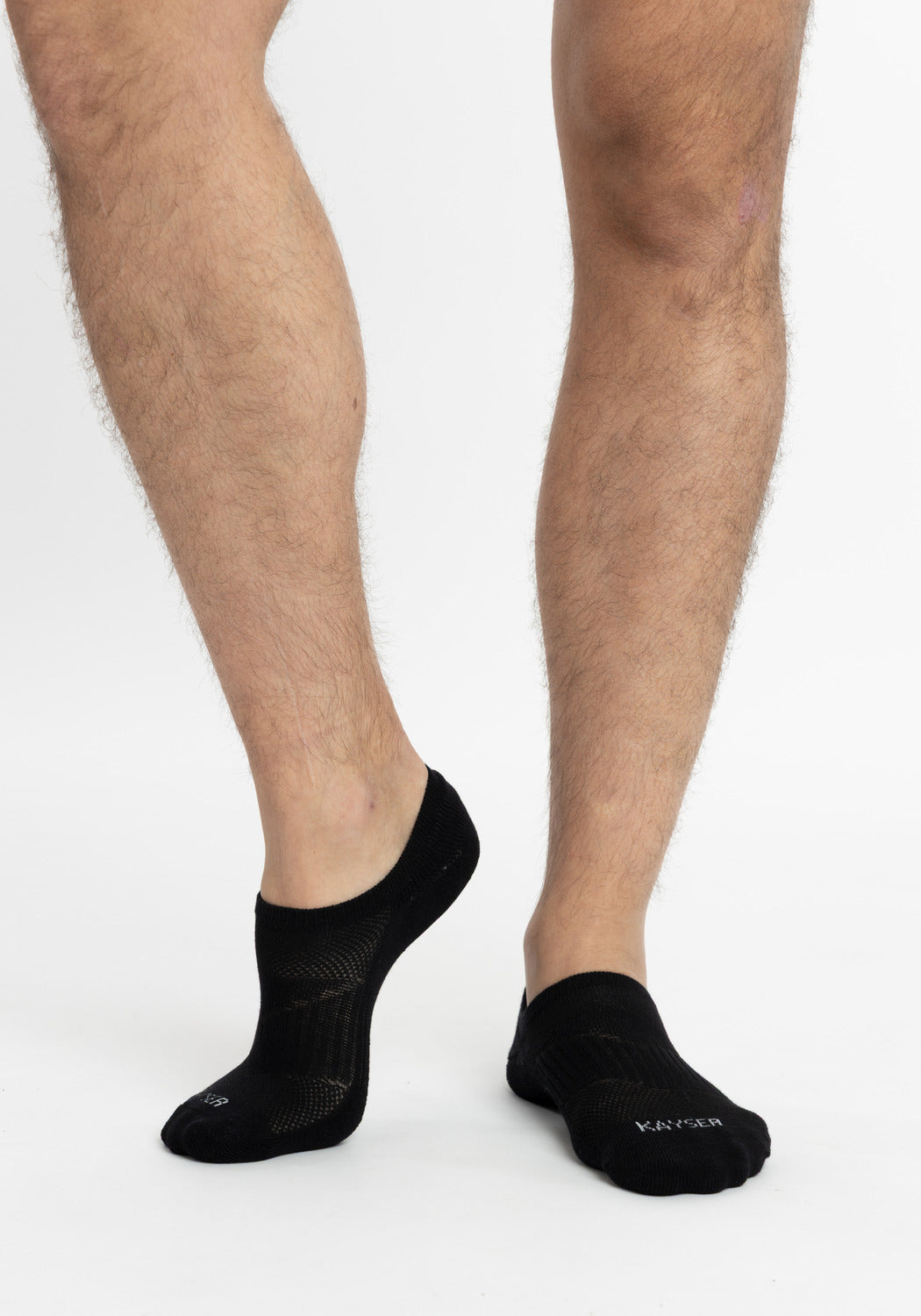 TRIPACK CALCETIN INVISIBLE DE ALGODÓN NEGRO DE HOMBRE
