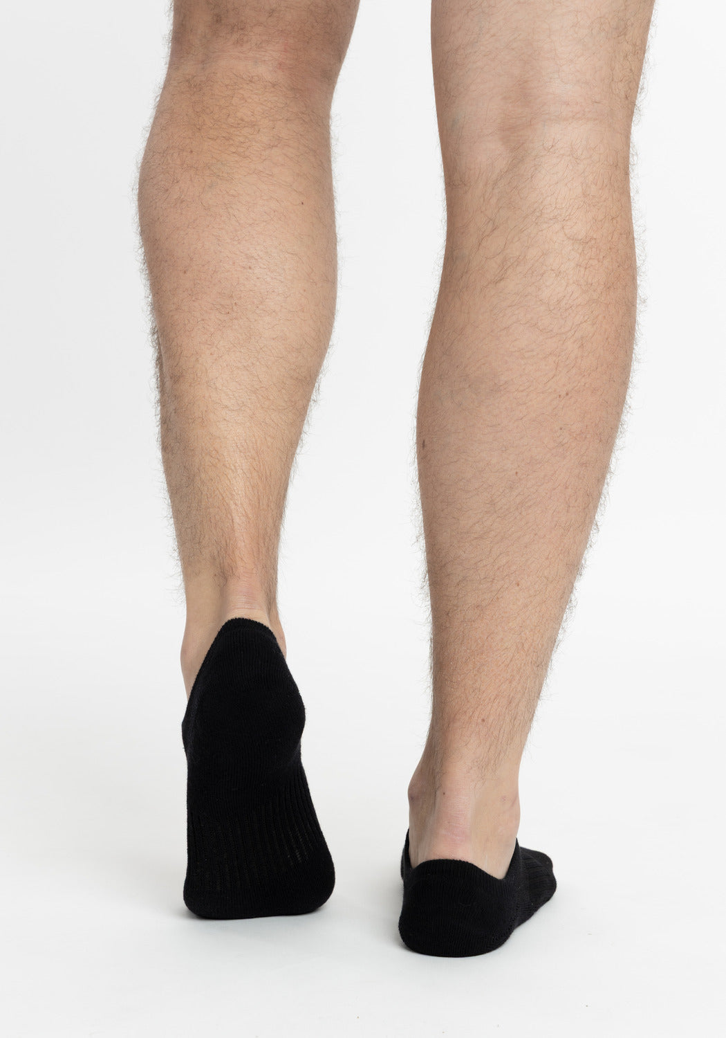 TRIPACK CALCETIN INVISIBLE DE ALGODÓN NEGRO DE HOMBRE