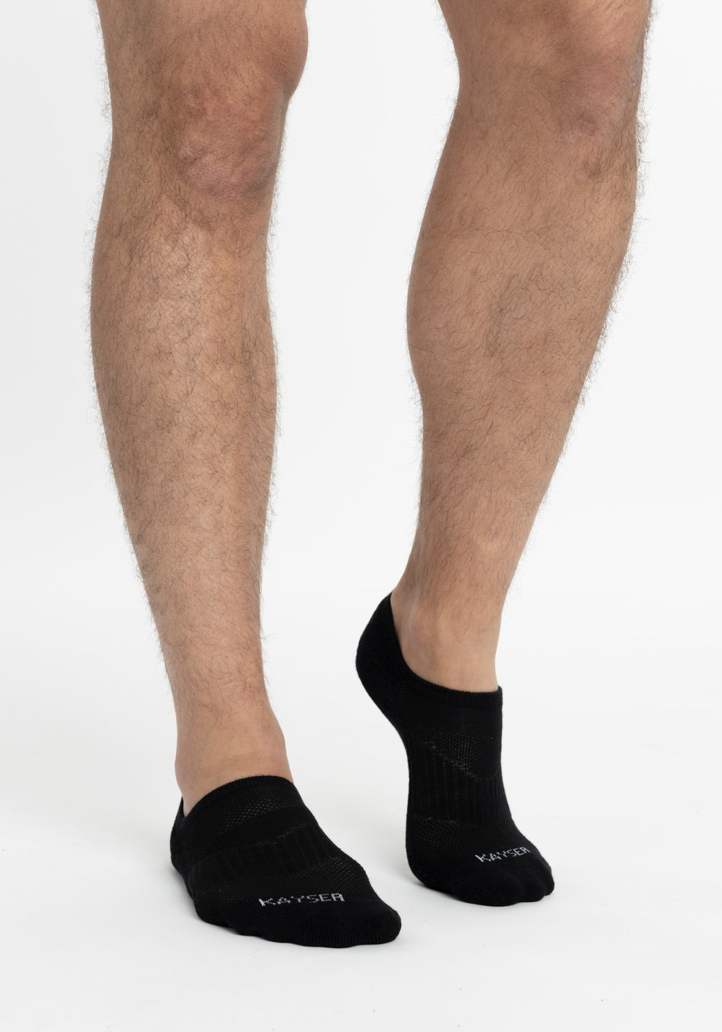 TRIPACK CALCETIN INVISIBLE DE ALGODÓN NEGRO DE HOMBRE