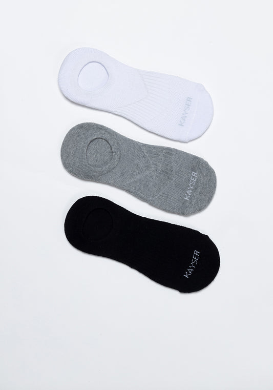 TRIPACK CALCETIN INVISIBLE ALGODÓN NEGRO HOMBRE
