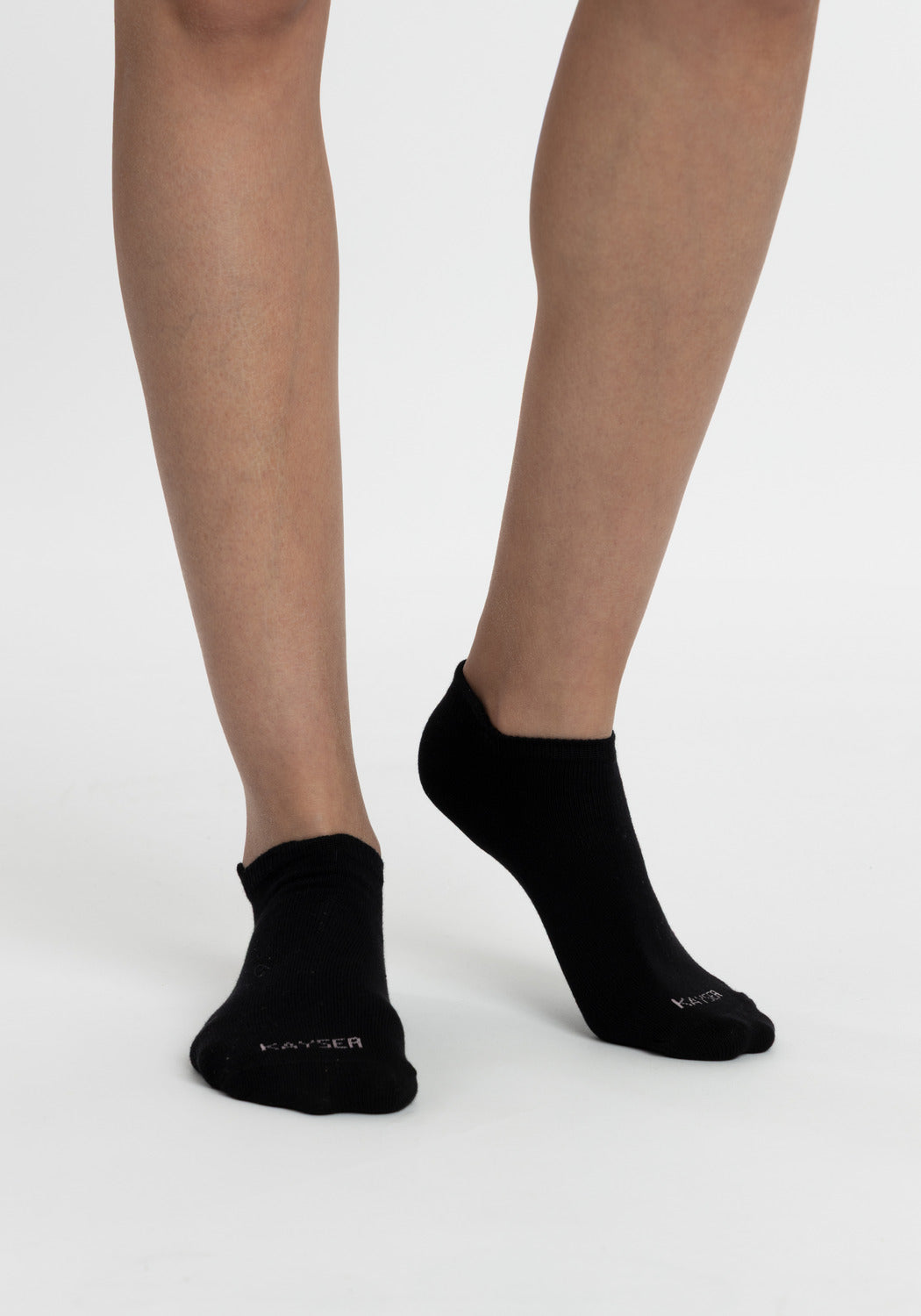 TRIPACK CALCETIN TOBILLEROS ALGODÓN NEGRO MUJER