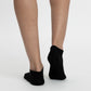 TRIPACK CALCETIN TOBILLEROS ALGODÓN NEGRO MUJER