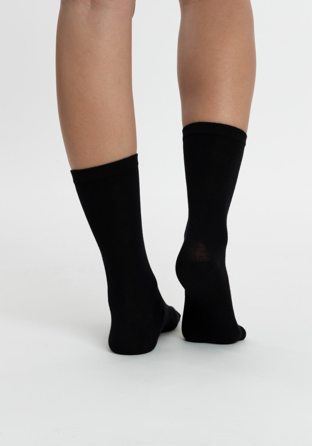 TRIPACK CALCETIN SOQUETES BAMBOO NEGRO MUJER