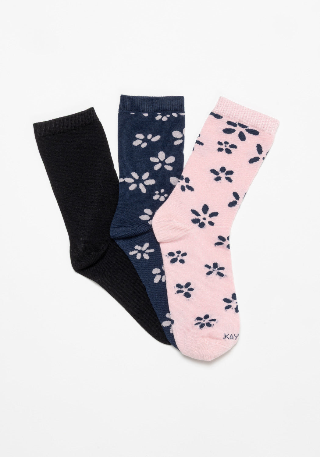 TRIPACK CALCETIN SOQUETES DE BAMBOO AZUL DE MUJER