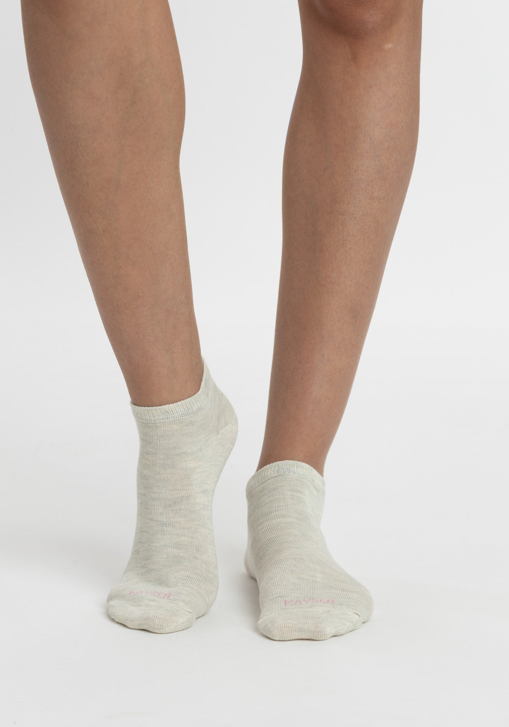 TRIPACK CALCETIN TOBILLEROS DE BAMBOO BLANCO DE MUJER