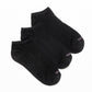 TRIPACK TOBILLEROS DE BAMBOO NEGRO DE MUJER