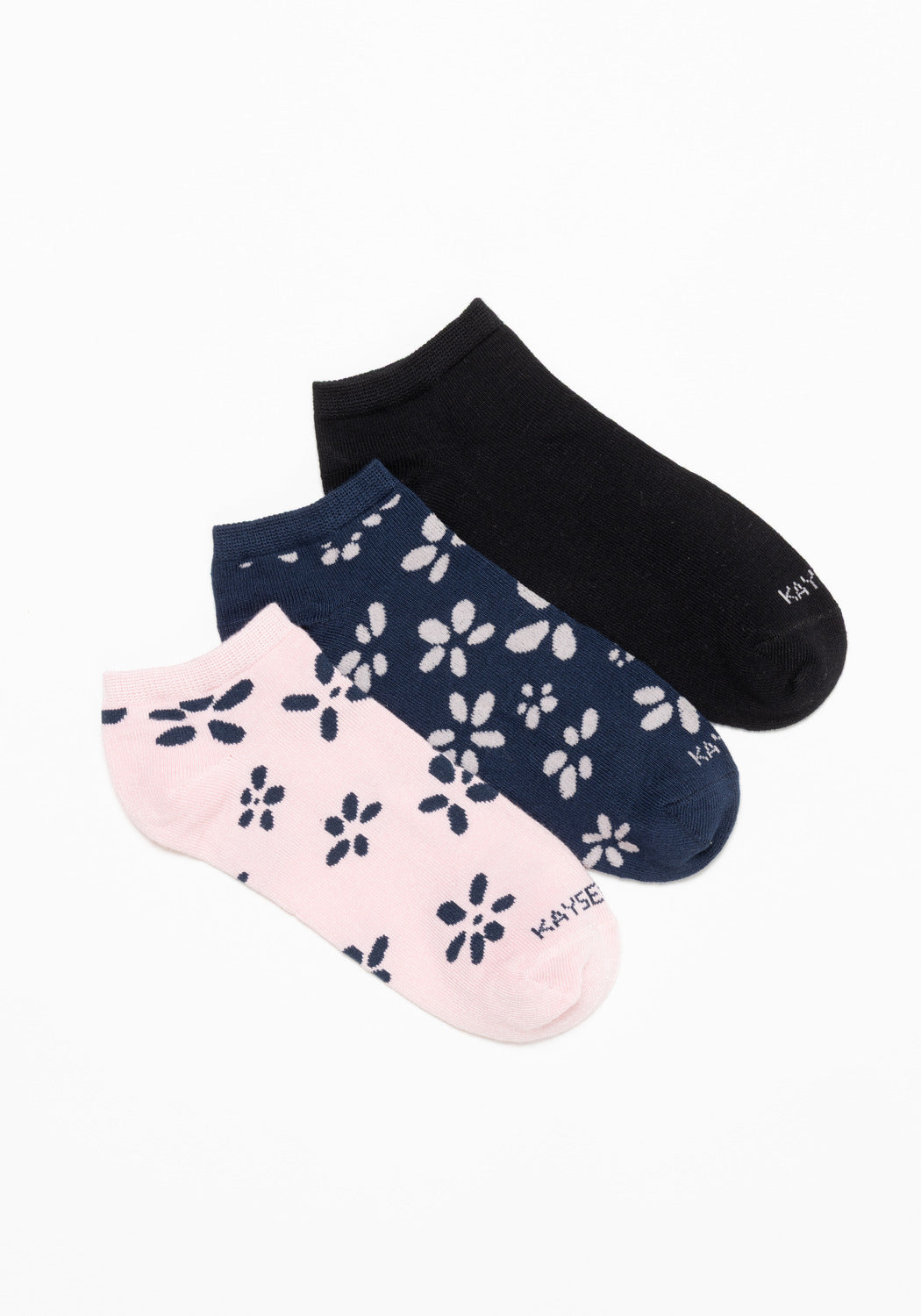 TRIPACK CALCETIN TOBILLEROS DE BAMBOO AZUL DE MUJER
