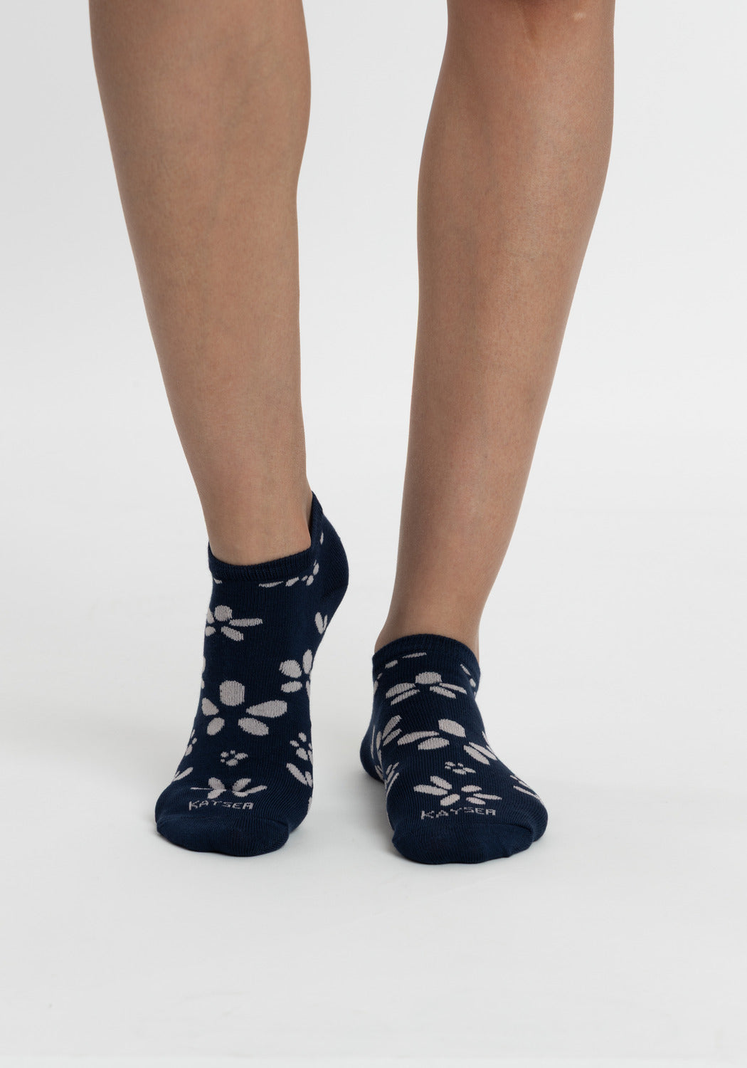 TRIPACK CALCETIN TOBILLEROS DE BAMBOO AZUL DE MUJER