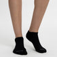 TRIPACK CALCETIN TOBILLEROS DE BAMBOO NEGRO DE MUJER