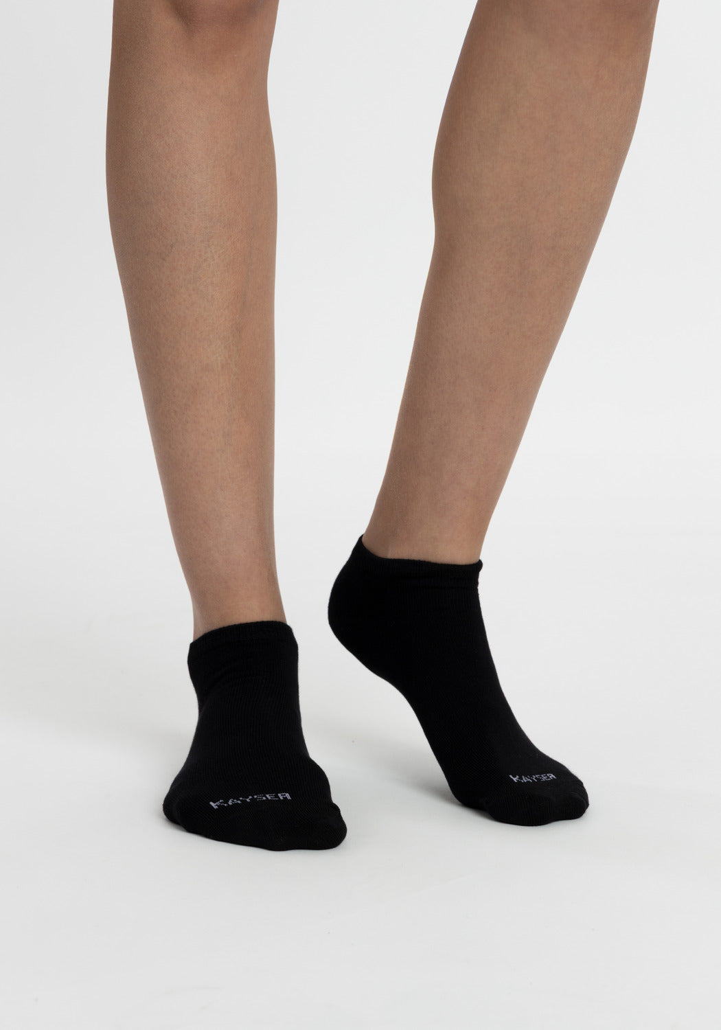 TRIPACK CALCETIN TOBILLEROS DE BAMBOO NEGRO DE MUJER
