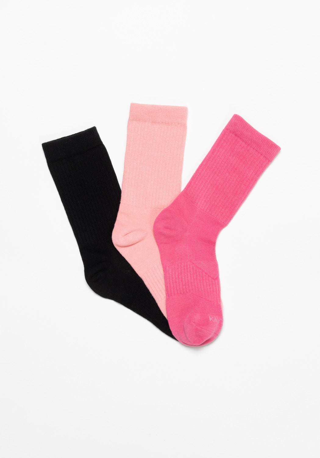 TRIPACK CALCETIN SOQUETES DE ALGODÓN ROSADO DE MUJER