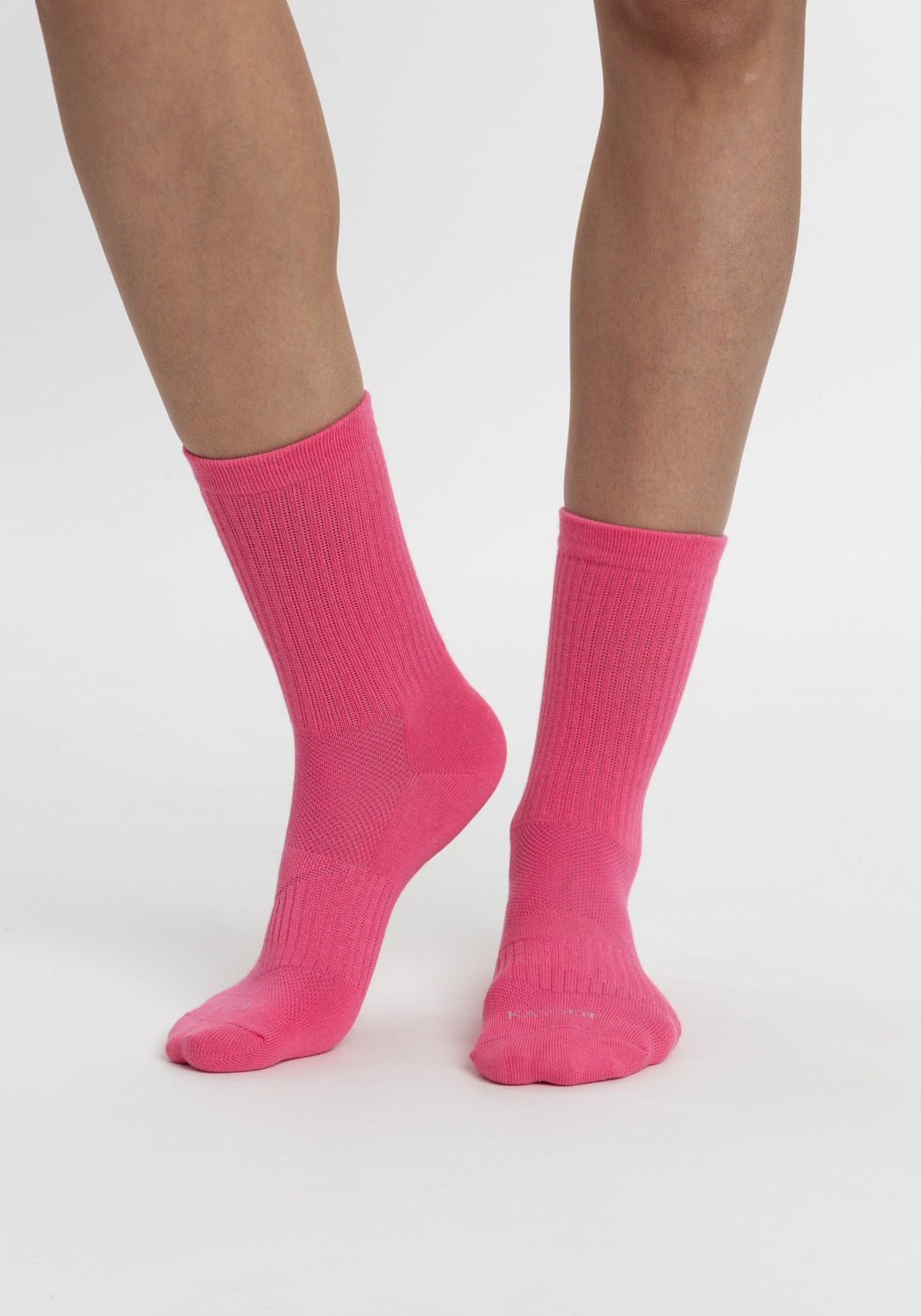 TRIPACK CALCETIN SOQUETES DE ALGODÓN ROSADO DE MUJER