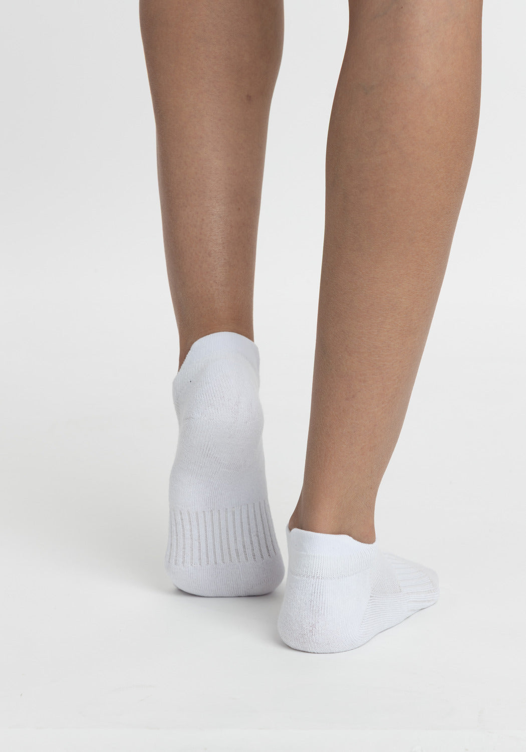 TRIPACK CALCETIN TOBILLEROS DE ALGODÓN BLANCO DE MUJER