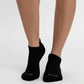 TRIPACK CALCETINES TOBILLEROS DE ALGODÓN NEGRO DE MUJER
