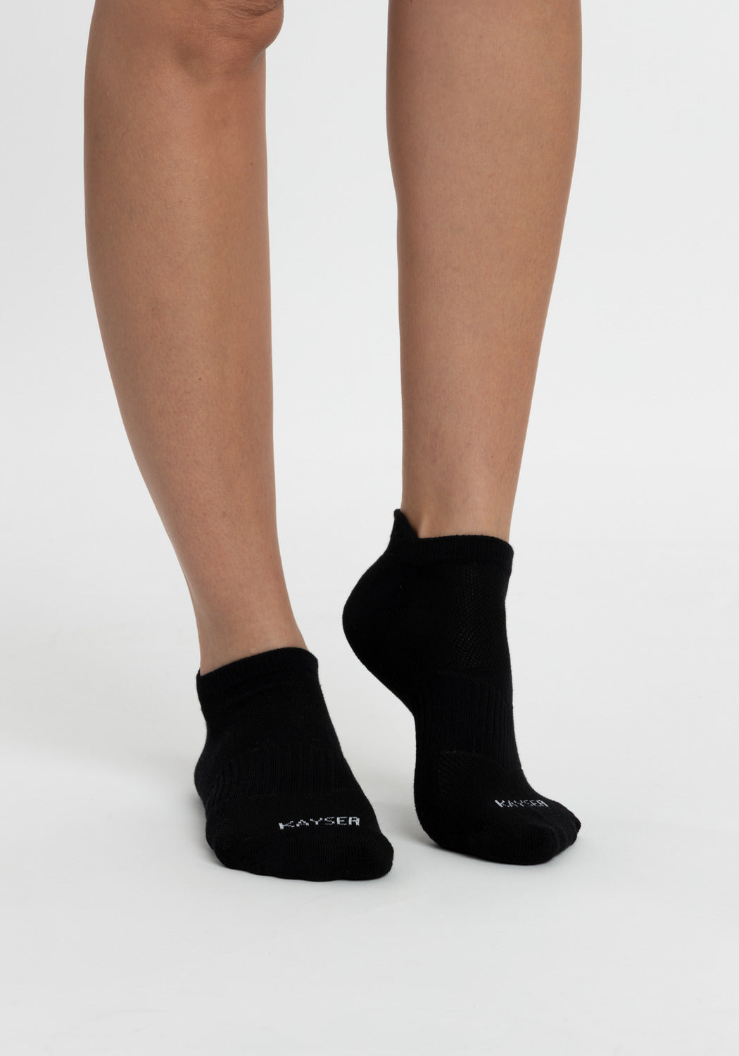 TRIPACK CALCETINES TOBILLEROS DE ALGODÓN NEGRO DE MUJER