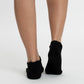 TRIPACK CALCETINES TOBILLEROS DE ALGODÓN NEGRO DE MUJER