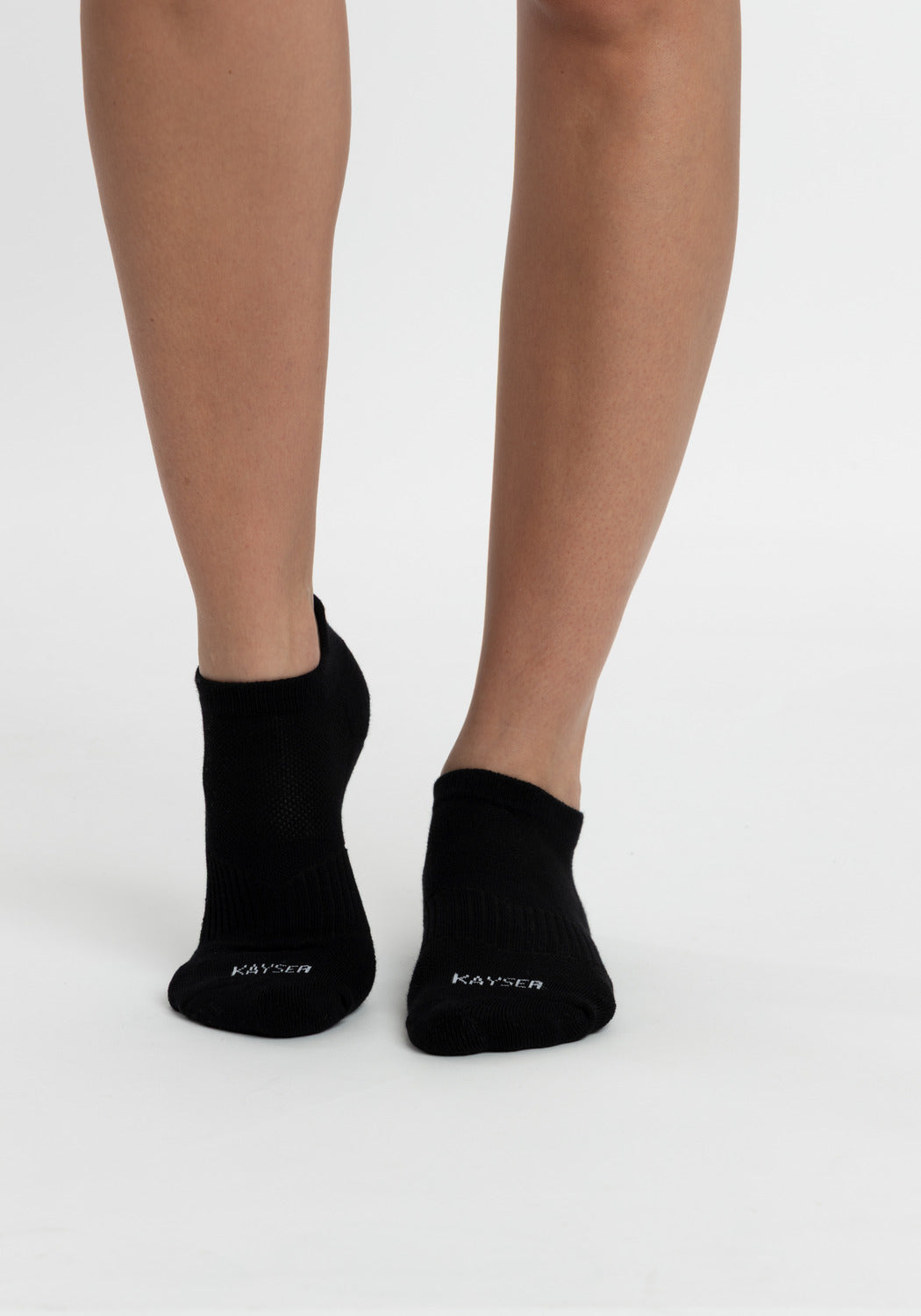 TRIPACK CALCETIN TOBILLEROS DE ALGODÓN NEGRO DE MUJER