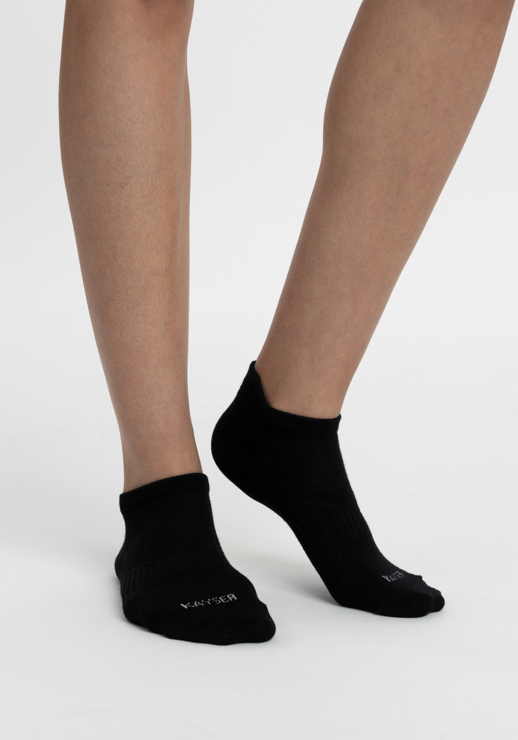PACK DE 3 CALCETINES TOBILLEROS DE ALGODÓN NEGRO DE MUJER