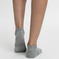 PACK DE 3 CALCETINES TOBILLEROS DE ALGODÓN NEGRO DE MUJER