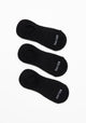 TRIPACK CALCETINES INVISIBLES DE ALGODÓN NEGRO DE MUJER