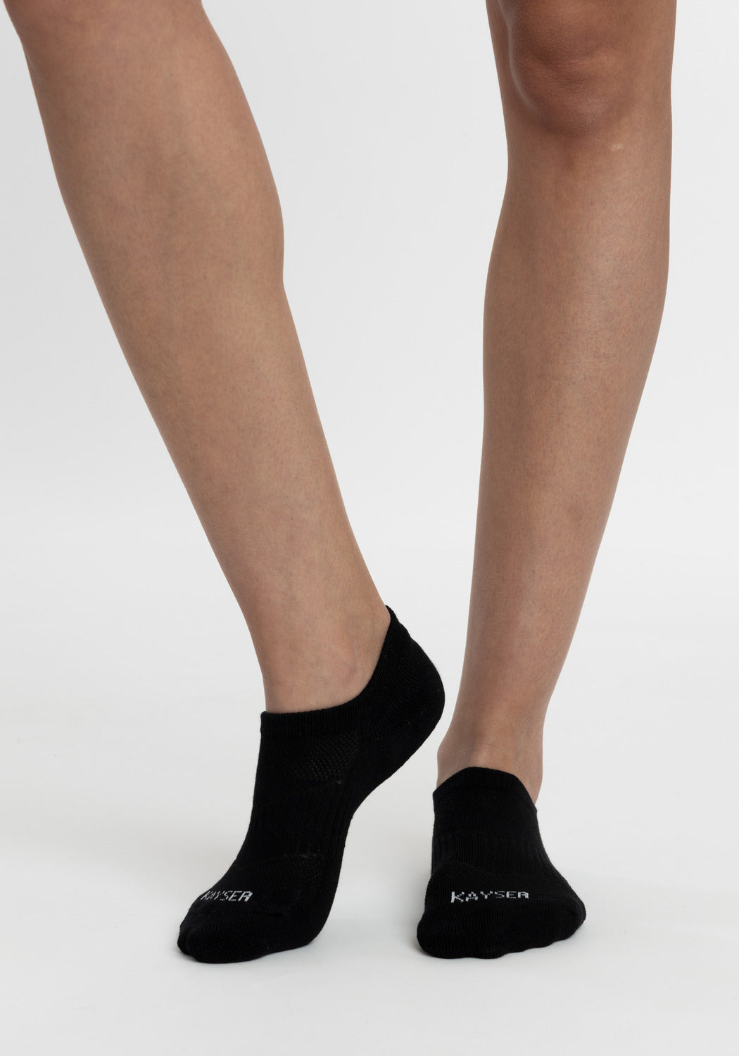 TRIPACK CALCETINES INVISIBLES DE ALGODÓN NEGRO DE MUJER