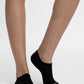 TRIPACK CALCETINES INVISIBLES DE ALGODÓN NEGRO DE MUJER