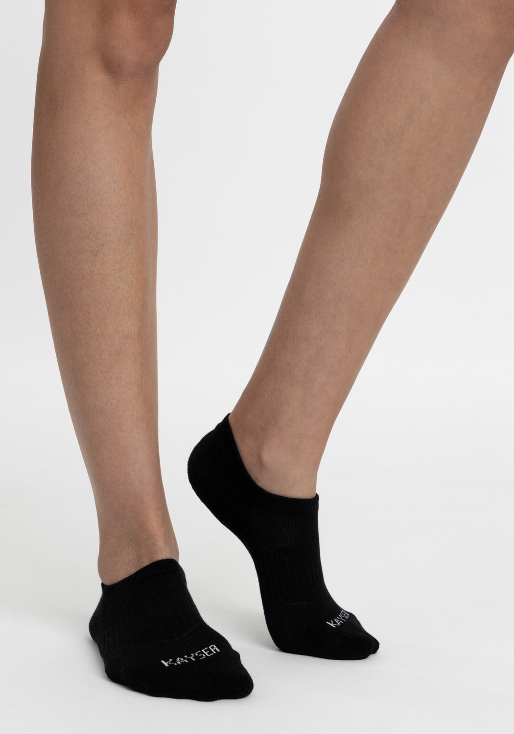 TRIPACK CALCETINES INVISIBLES DE ALGODÓN NEGRO DE MUJER