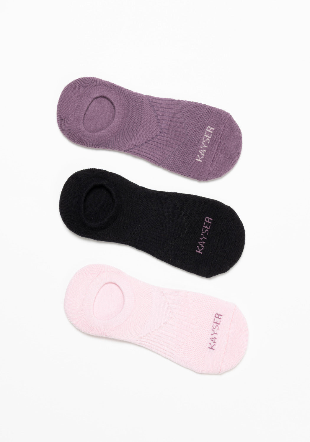 TRIPACK  KAYSER  CALCETIN INVISIBLE DE ALGODÓN ROSADO DE MUJER