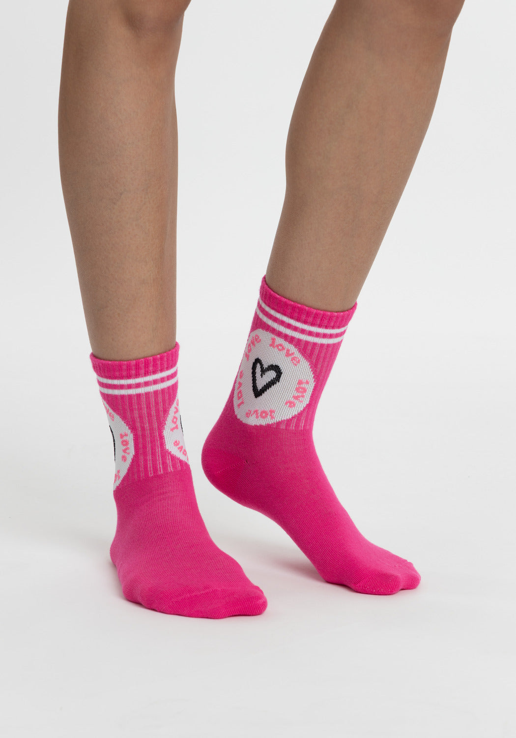 TRIPACK CALCETIN QUARTER ANKLE DE POLIESTER RECICLADO FUCSIA DE MUJER