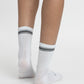 TRIPACK CALCETIN QUARTER ANKLE DE POLIESTER RECICLADO NEGRO DE MUJER