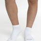 TRIPACK CALCETIN TOBILLERO DE ALGODÓN BLANCO DE UNISEX