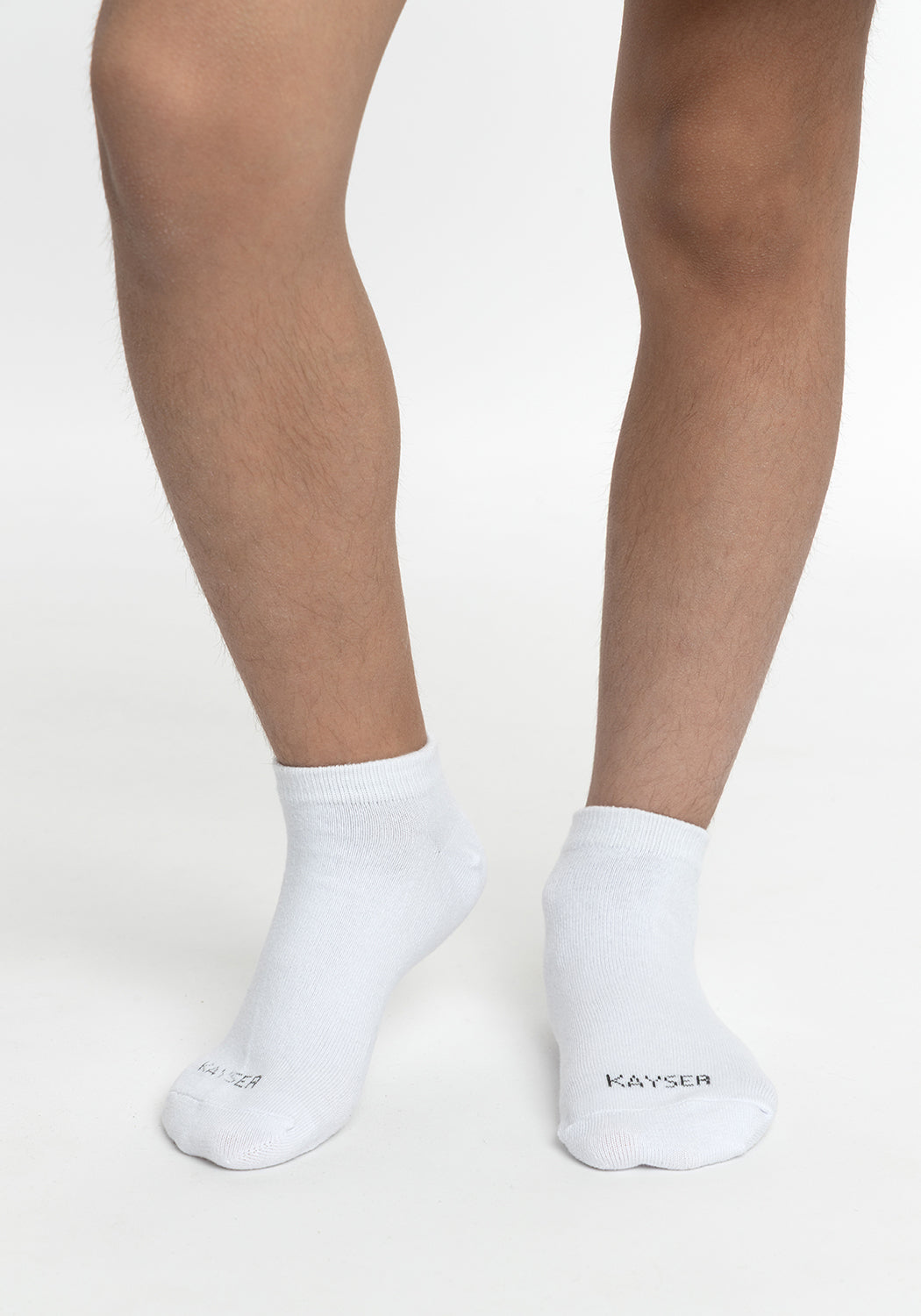 TRIPACK CALCETIN TOBILLERO DE ALGODÓN BLANCO DE UNISEX