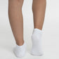 TRIPACK CALCETIN TOBILLERO DE ALGODÓN BLANCO DE UNISEX