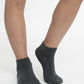 TRIPACK CALCETIN TOBILLERO DE ALGODÓN GRIS DE UNISEX