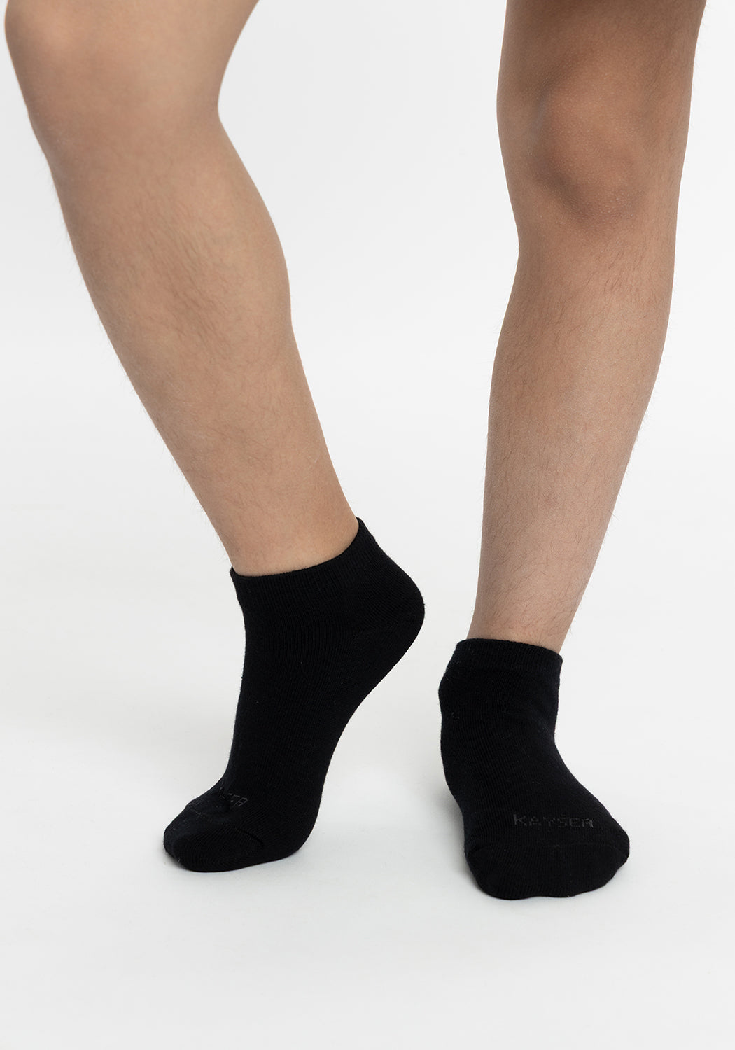 TRIPACK CALCETIN TOBILLERO DE ALGODÓN NEGRO DE UNISEX