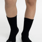 TRIPACK CALCETIN SOQUETES DE ALGODÓN NEGRO DE UNISEX