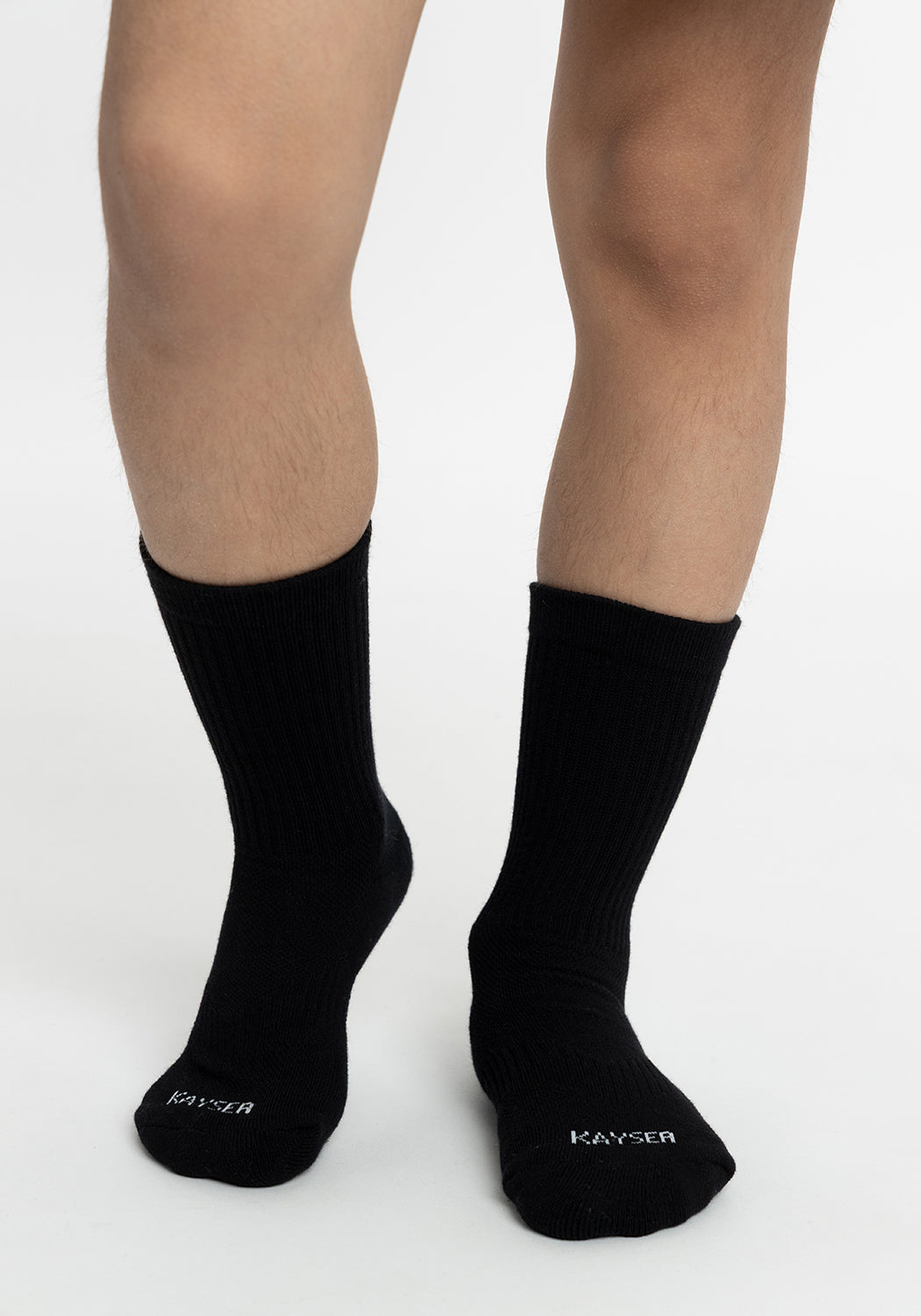 TRIPACK CALCETIN SOQUETES DE ALGODÓN NEGRO DE UNISEX
